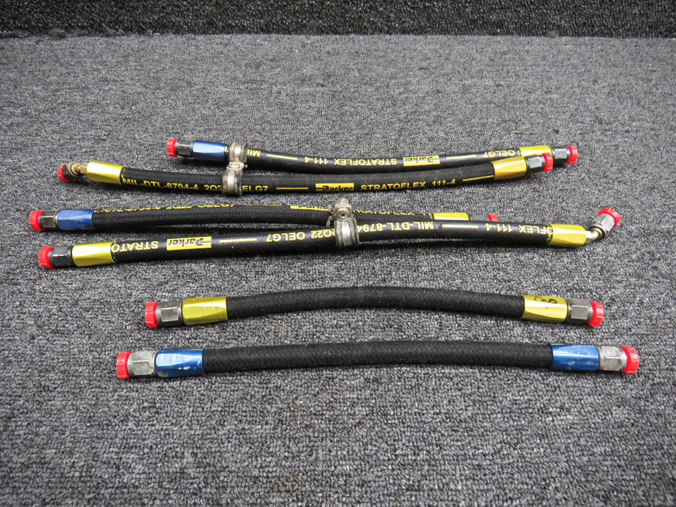 46136-39, 46136-41, 46136-75, 46136-55 Rockwell 114 Brake Hose Set of 6