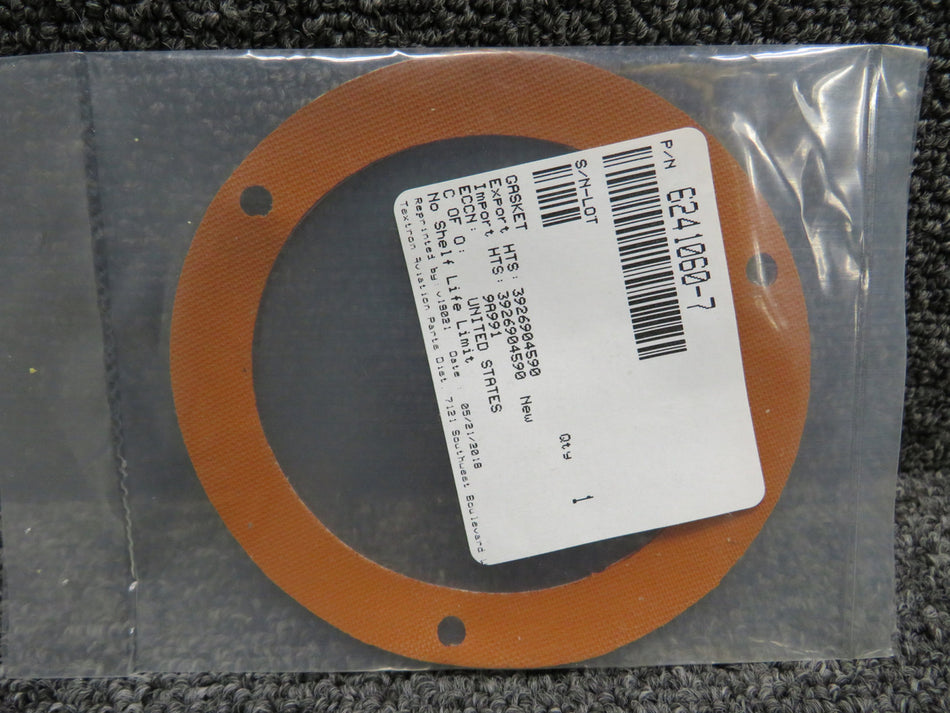 6241060-7 Cessna Citation III 650 Hubcap Gasket with 8130-3 (New Old Stock)