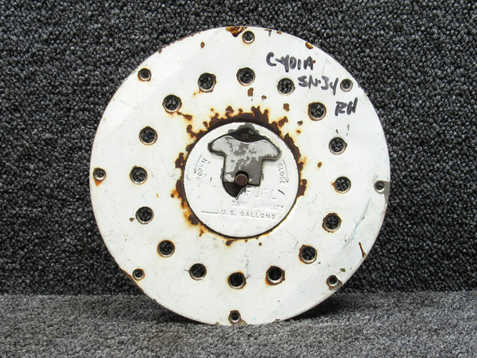 0721303-37 Shaw Aero Cessna 401A Fuel Cap and Adapter Assembly