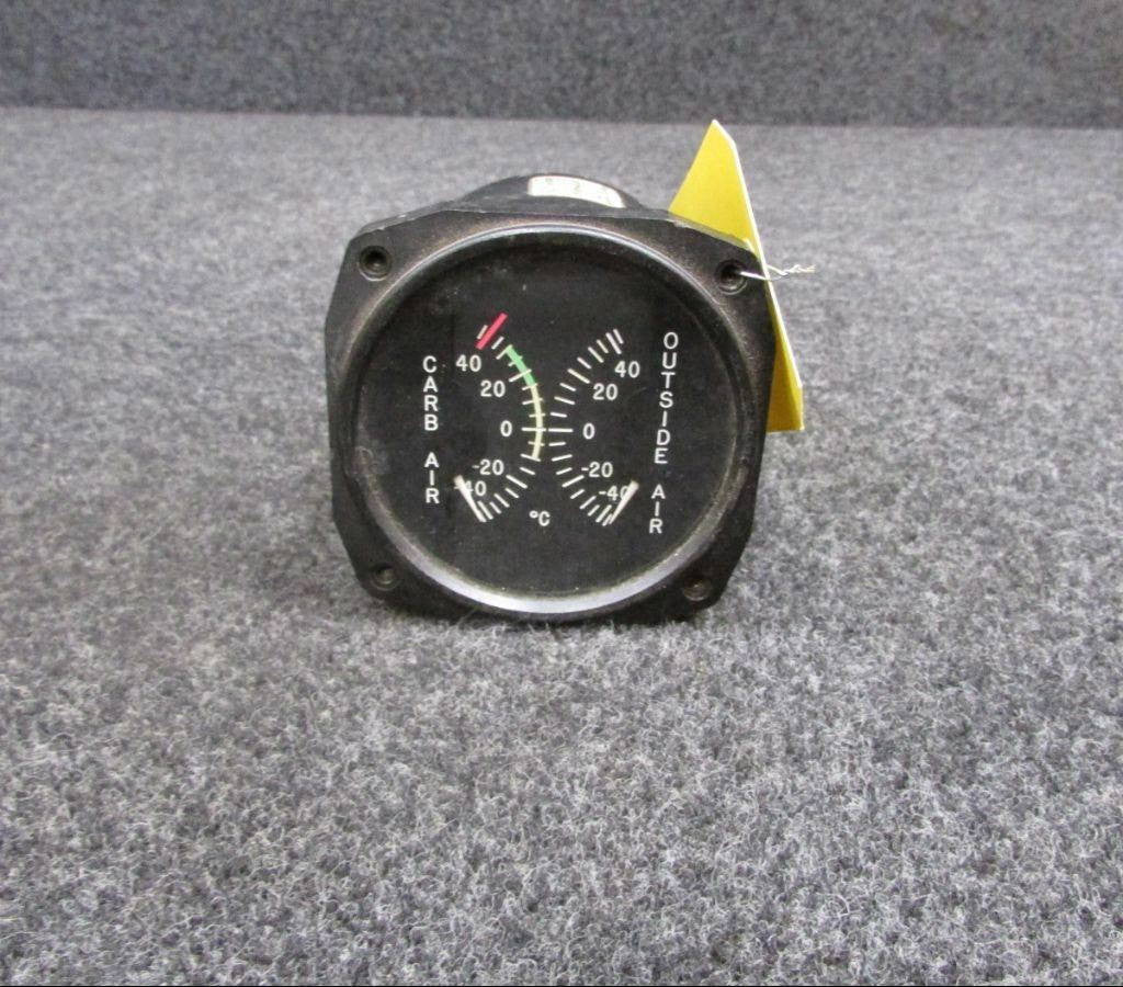 9490 Edison Carburetor Air / Outside Air Temp. Indicator (CORE) BAS Part Sales | Airplane Parts