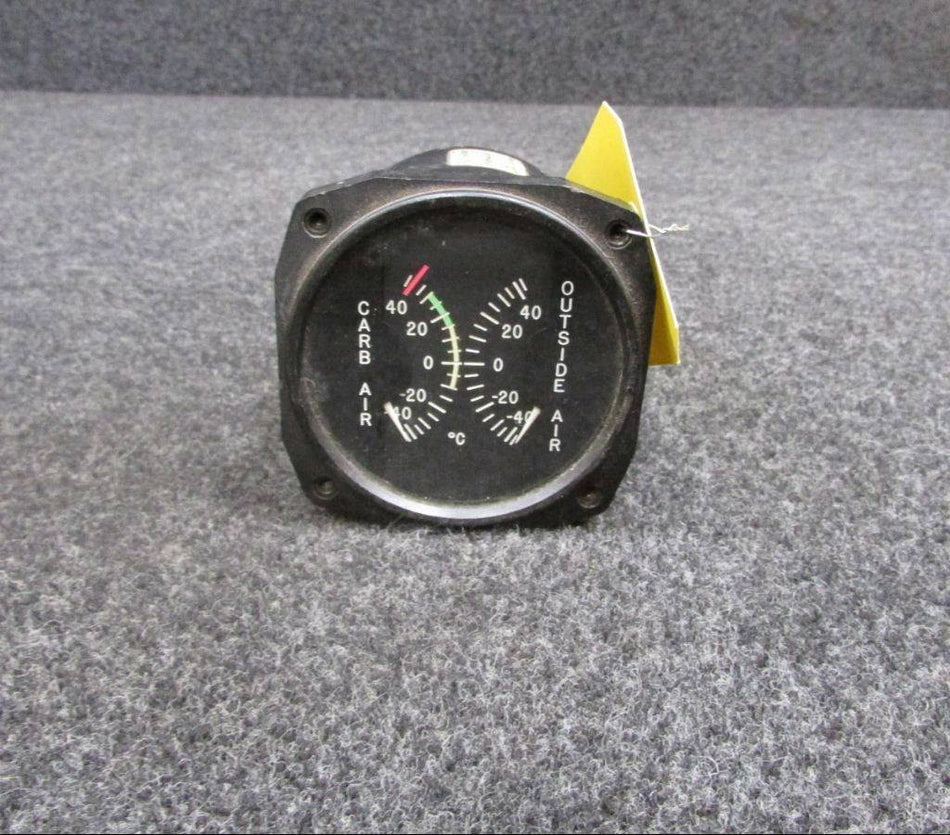 9490 Edison Carburetor Air / Outside Air Temp. Indicator (CORE) BAS Part Sales | Airplane Parts