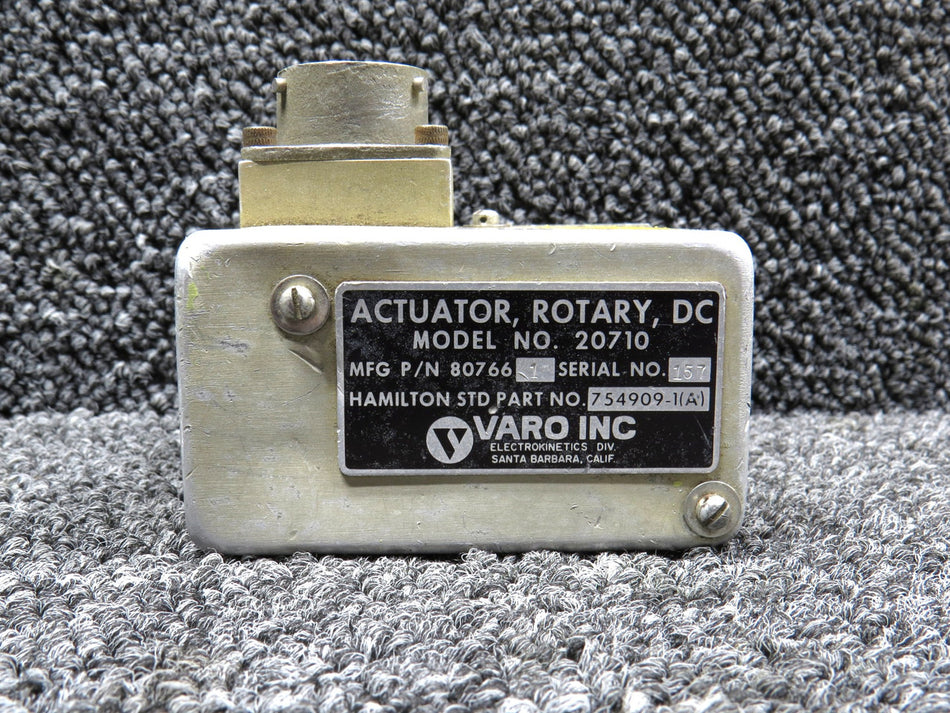 807661 (Alt: 754909-1A) Hamilton 20710 Rotary Actuator