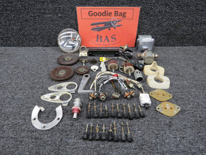 Beechcraft B24R Goodie Bag w Digital Clock, Rheostat, Switches, Brackets, etc.
