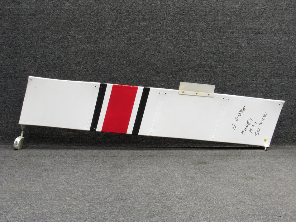 Mooney M20 Cloth Covered Aileron Assembly with Counterweight RH
