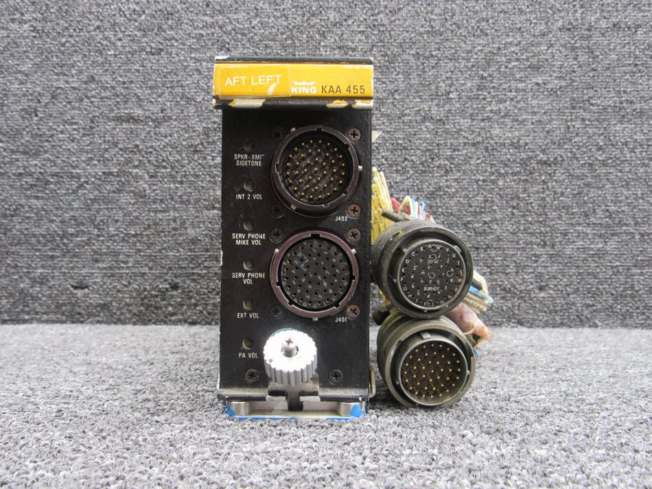 071-2007-01 King Radio KAA-455 Audio Control Systems with Modifications