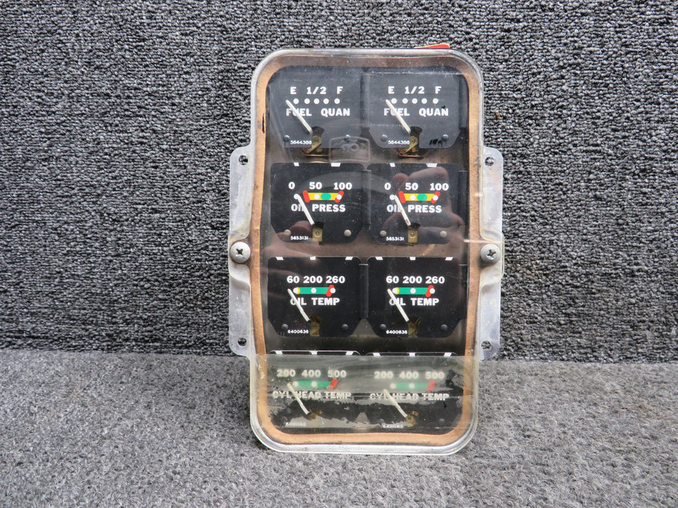30114-000 Piper PA-23-250 Instrument Indicator Cluster Assembly
