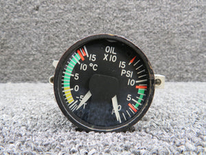 397-02844 (Alt: 45AS86825-7) Edison Dual Pressure and Temp. Indicator (28V)