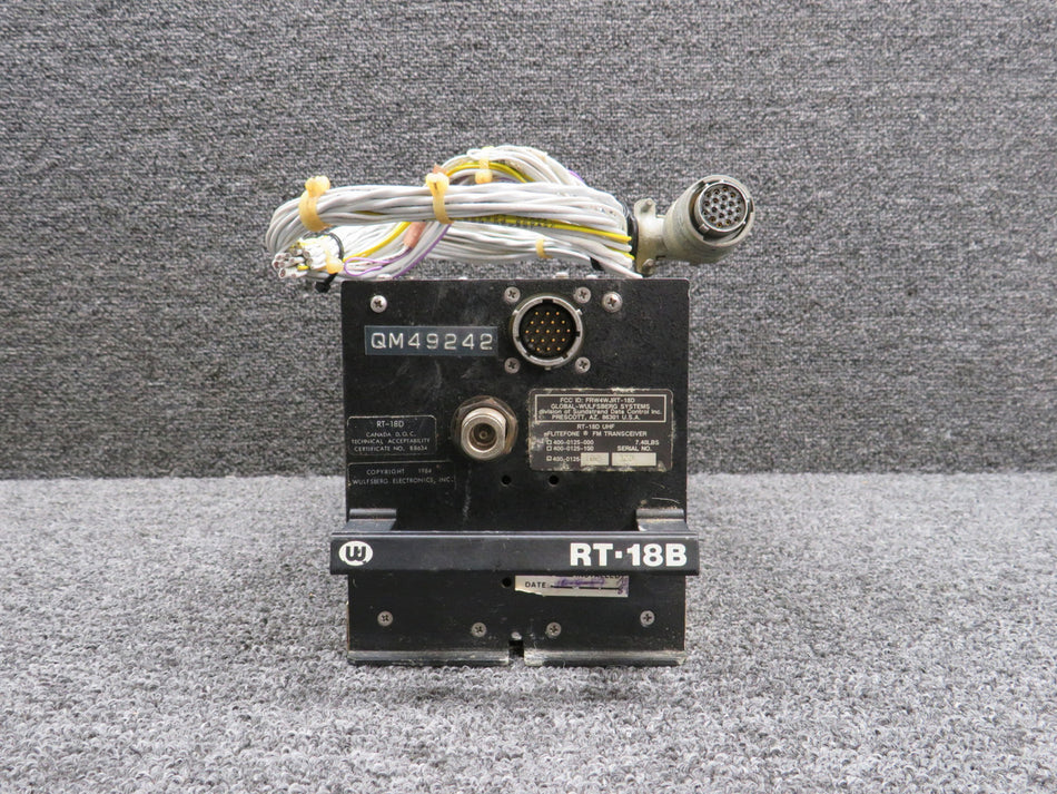 400-0125-102 Wulfsberg Systems RT-18D Flitefone FM Transceiver