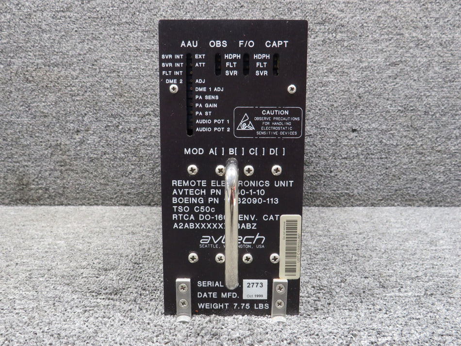5140-1-10 (Alt: 10-62090-113) Avtech Remote Electronics Unit