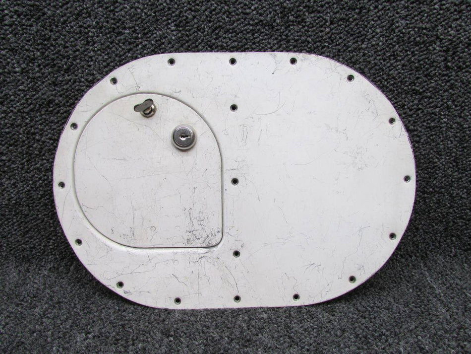 20328-002 Piper PA24-250 Plate Fuel Cell Access Hole Cover (Bent Knob)