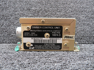 1024-3 (Alt: S283W802-2) Primex Aerospace Dimmer Control Unit with Modifications