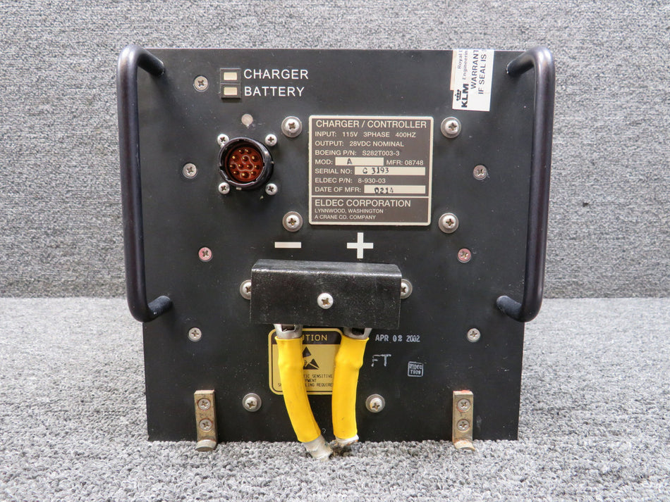 8-930-03 (Alt: S282T003-3) Eldec Charger-Controller w Modifications (Volts: 28)