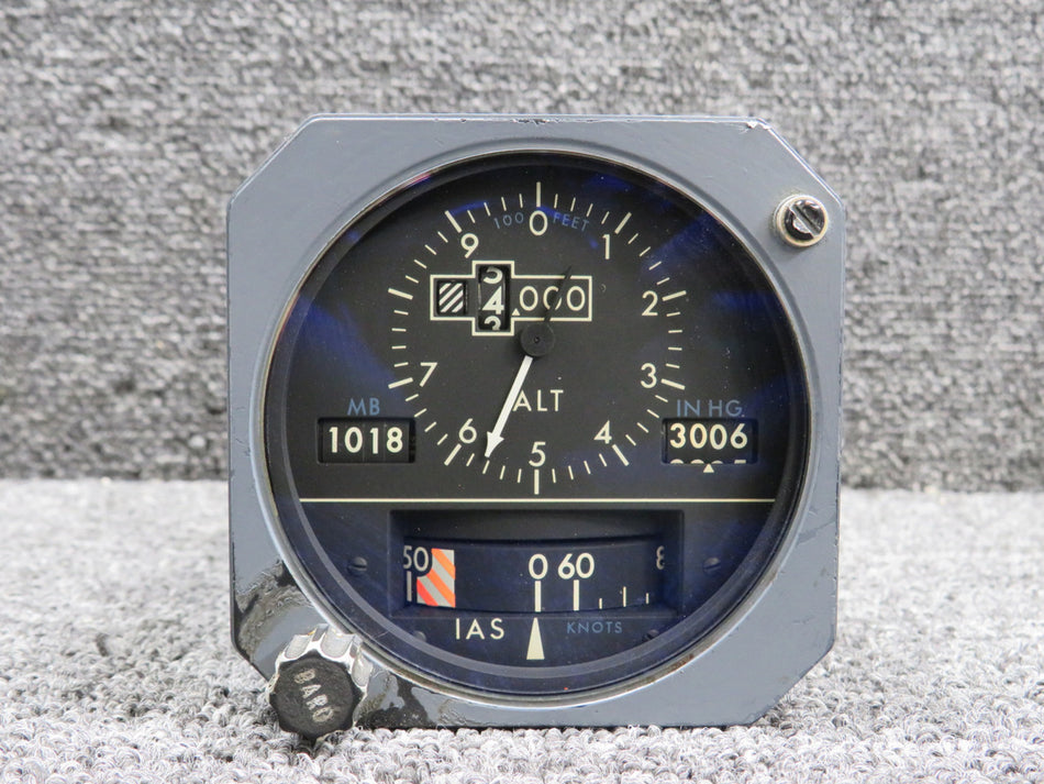 WL102AMS3 Smith Industries Standby Altimeter-Airspeed Indicator w Mods 28V