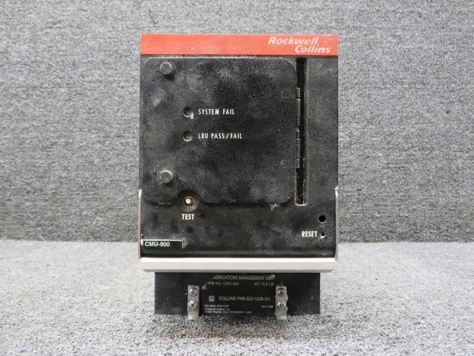 822-1239-151 Rockwell Collins CMU-900 Communications Management Unit (Core)