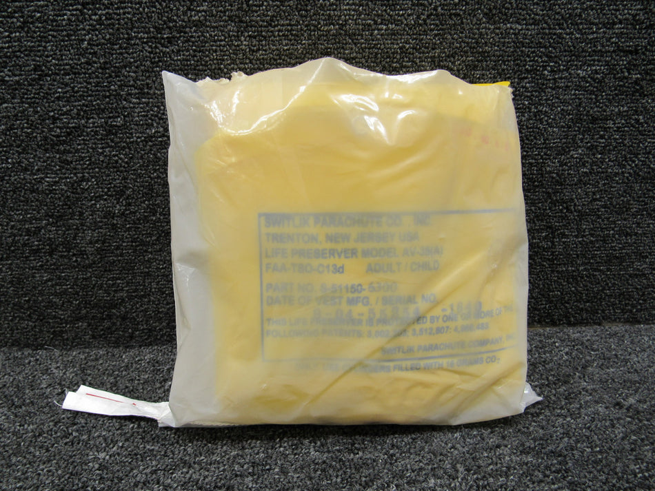 S-51150-6300 Switlik Parachute AV-35A Life Preserver (Display-Art)