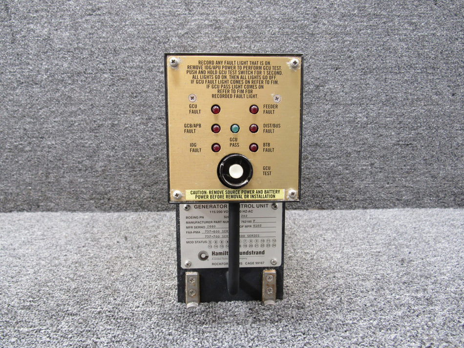 762185F (Alt: S281A001-202) Hamilton Sundstrand Generator Control Unit with Mods