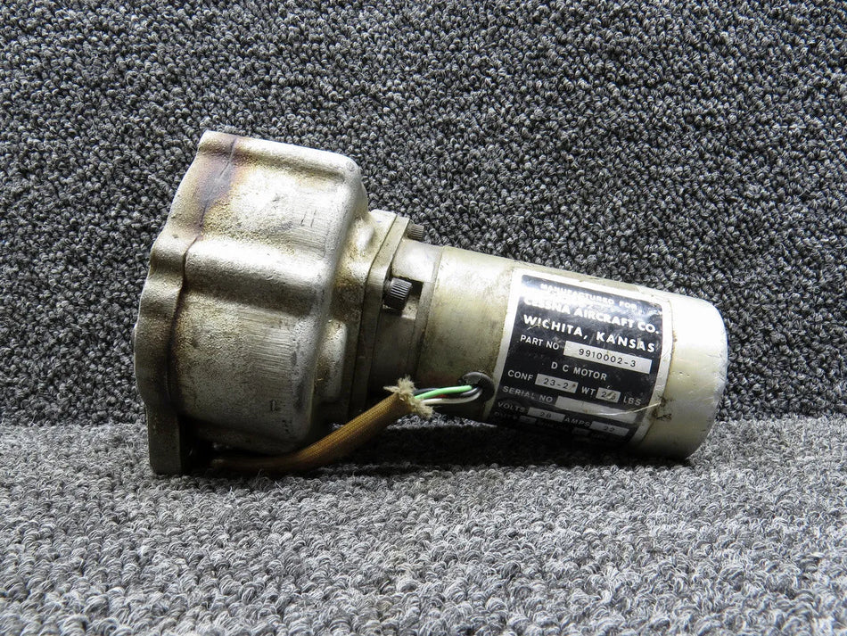 9910002-3 Electro-Mech DC Motor Assy with Reduction Unit (28V, 22A)