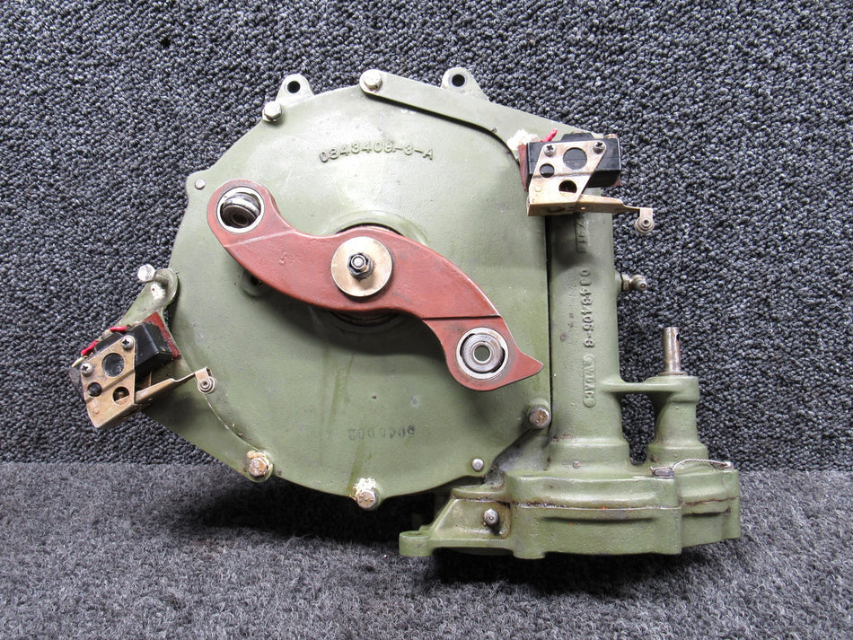 0843400-118 (Cast: 0843409-3-A) Cessna Main Gear Actuator Gear Box Assembly