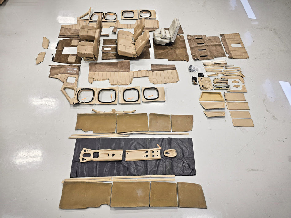 Cessna T337G Interior Set with Seats, Plastics, Headliner, and Accessories