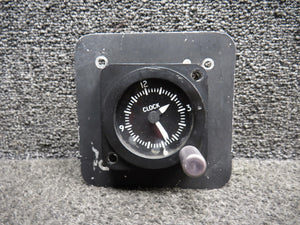 C664508-0101 Cessna Electric Clock Indicator with Mounting Plate (Core)