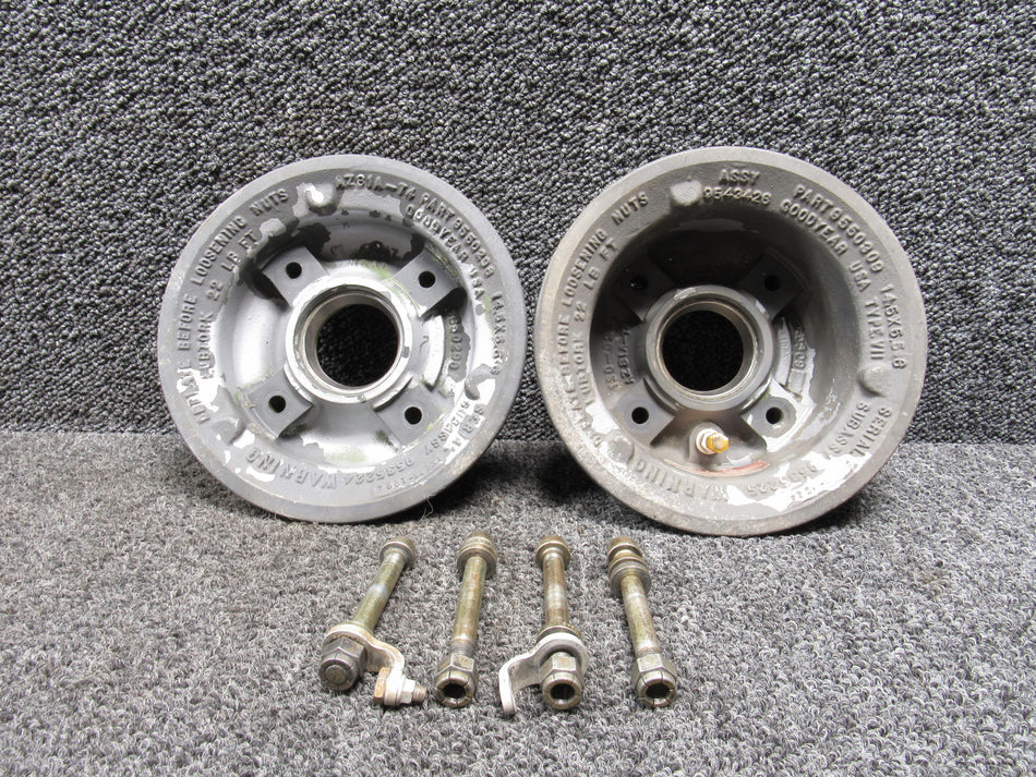 9543426 Goodyear Type VII 14.5x5.5-6 Nose Landing Wheel Assembly