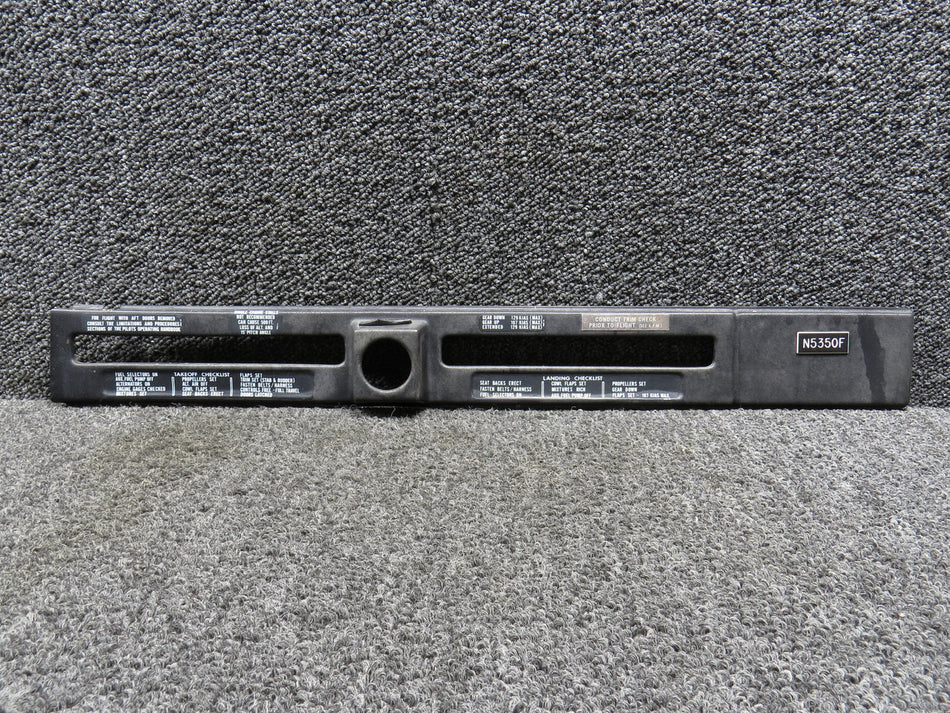 37370-000 Piper PA34 Instrument Cover Panel LH