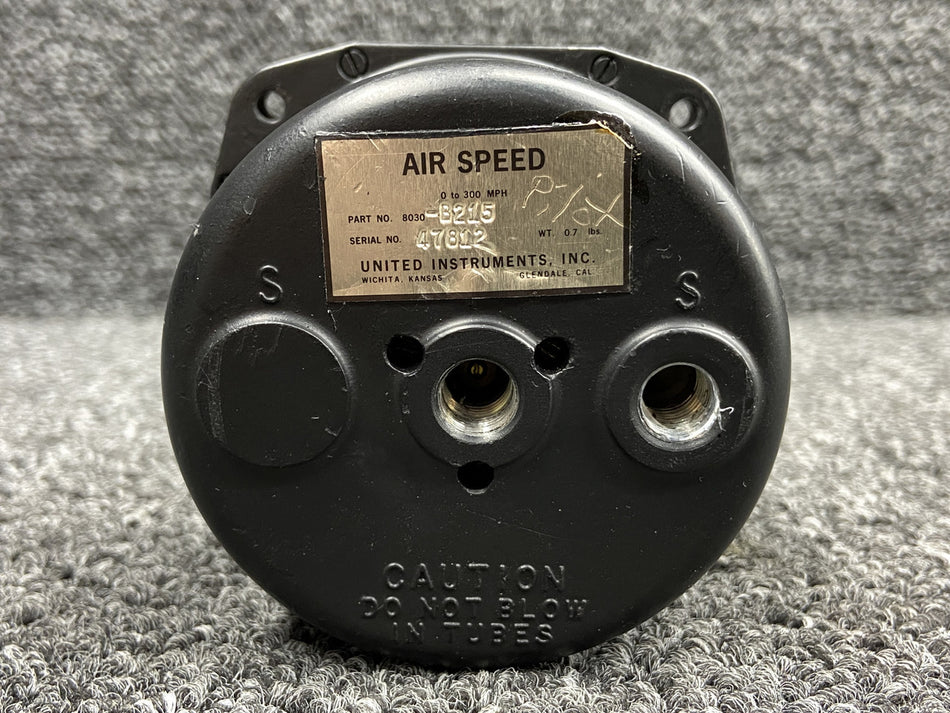 8030-B215 United Instrument Airspeed Indicator