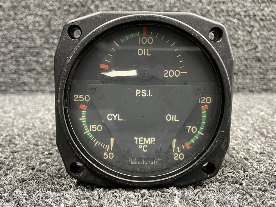 22-804-021-3 (Alt: 50-389080-3) Edo-Aire BMD-1001B Engine Tri-Gauge Indicator