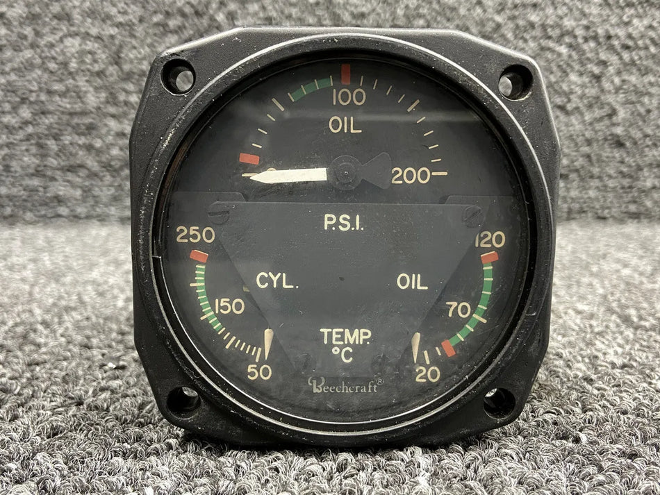 22-804-021-3 (Alt: 50-389080-3) Edo-Aire BMD-1001B Engine Tri-Gauge Indicator