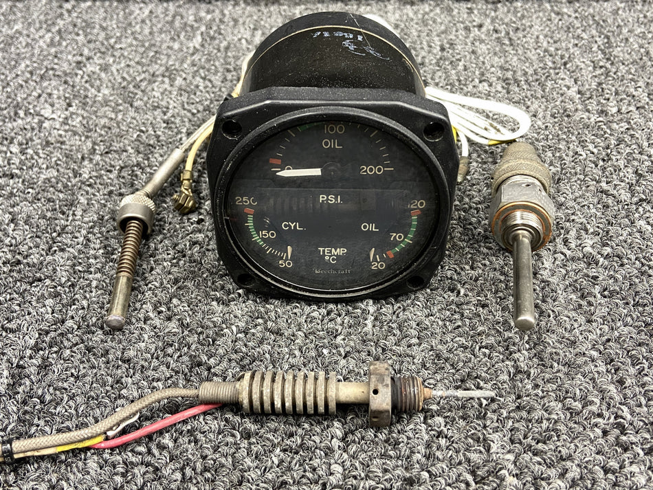 22-804-021-3 (Alt: 50-389080-3) Edo-Aire BMD-1001B Engine Tri-Gauge Indicator