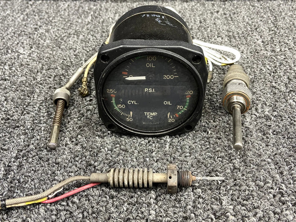 22-804-021-3 (Alt: 50-389080-3) Edo-Aire BMD-1001B Engine Tri-Gauge Indicator