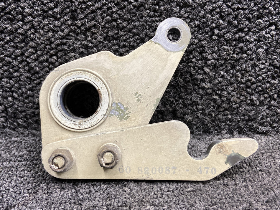 60-820087, 60-820087-1 Beechcraft B60 Nose Gear Uplock Hook Assembly with Plate
