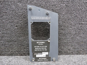 233A2223-1 Boeing 737-800 Plane Weight and Clock Panel