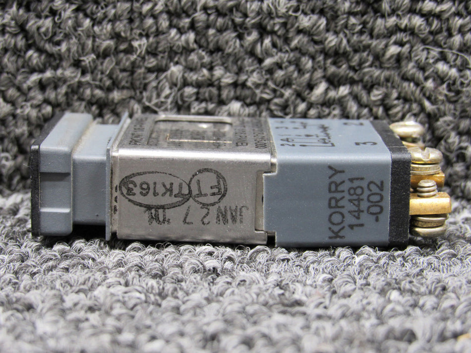 10-61803-32 (Alt: 318-630-1002-010) Korry Off Switch