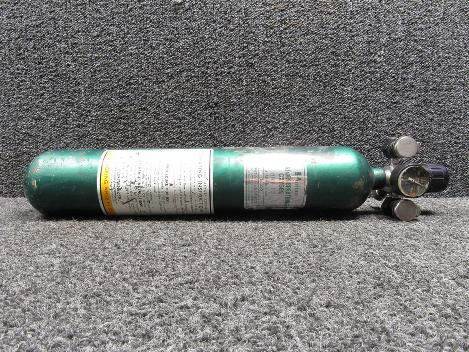 ZP650-FJ10, ZR350-1 Puritan ZP 650 Oxygen Bottle 1800 PSI (Core)
