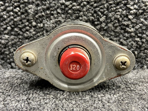 PDLM-120 Klixon Press to Reset Circuit Breaker