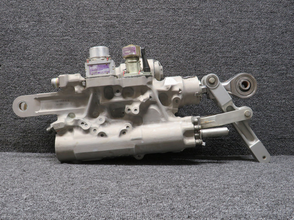 381200-1003 (Alt: S251A302-2) Parker Standby Rudder (PCU) Assembly with Valves