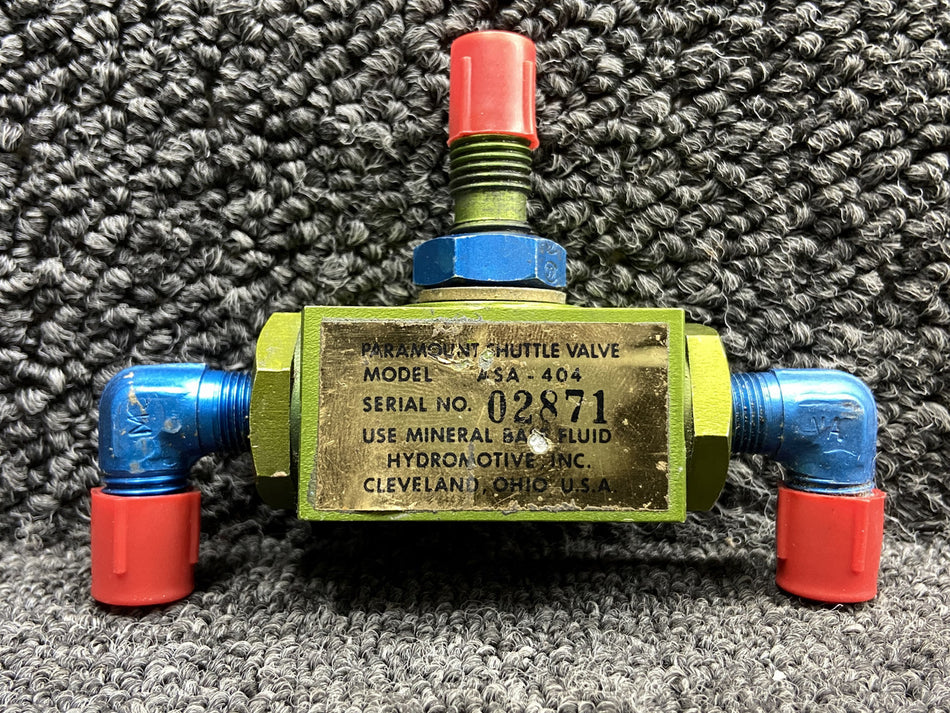 50-380079-3 (Use: 101-580000-11) Hydromotive ASA-404 Brake Shuttle Valve