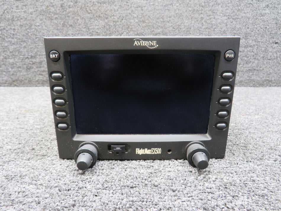 700-00007-005 (Alt: 700-00007-()) Avidyne EX500 Flight Max Unit w Rev & Mods 28V