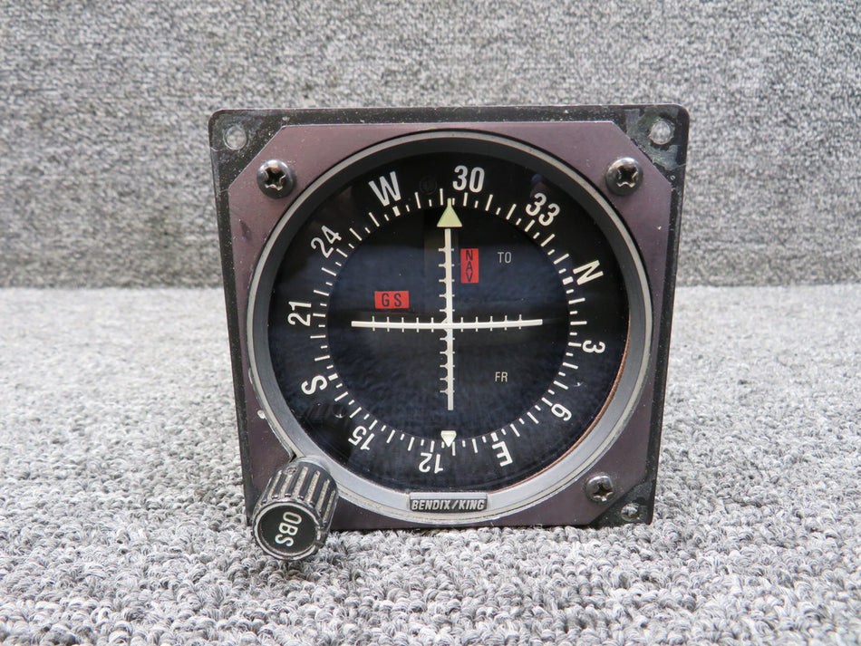 066-3034-02 Bendix-King KI-204 Vor-Loc Converter and Glide Slope Gauge with Mods