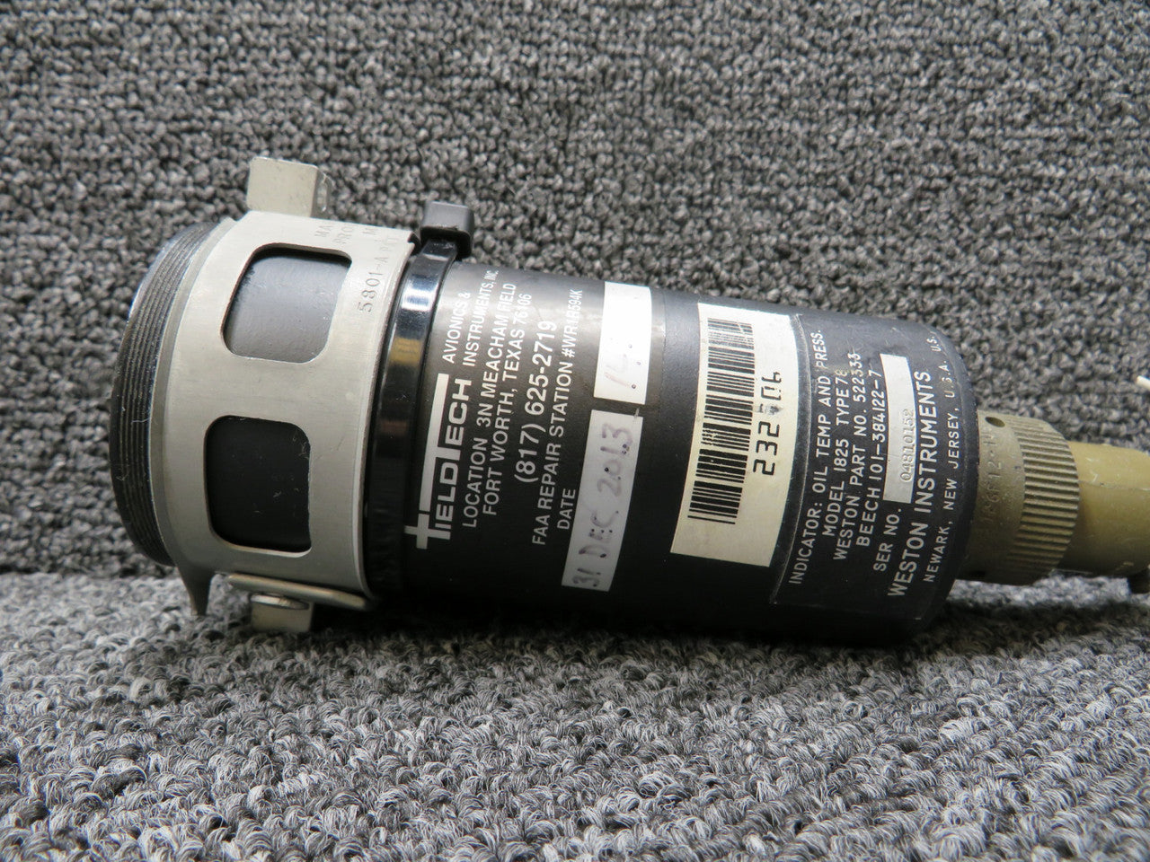 522333 (Alt: 101-384122-7) Weston 1825 Oil Temperature and