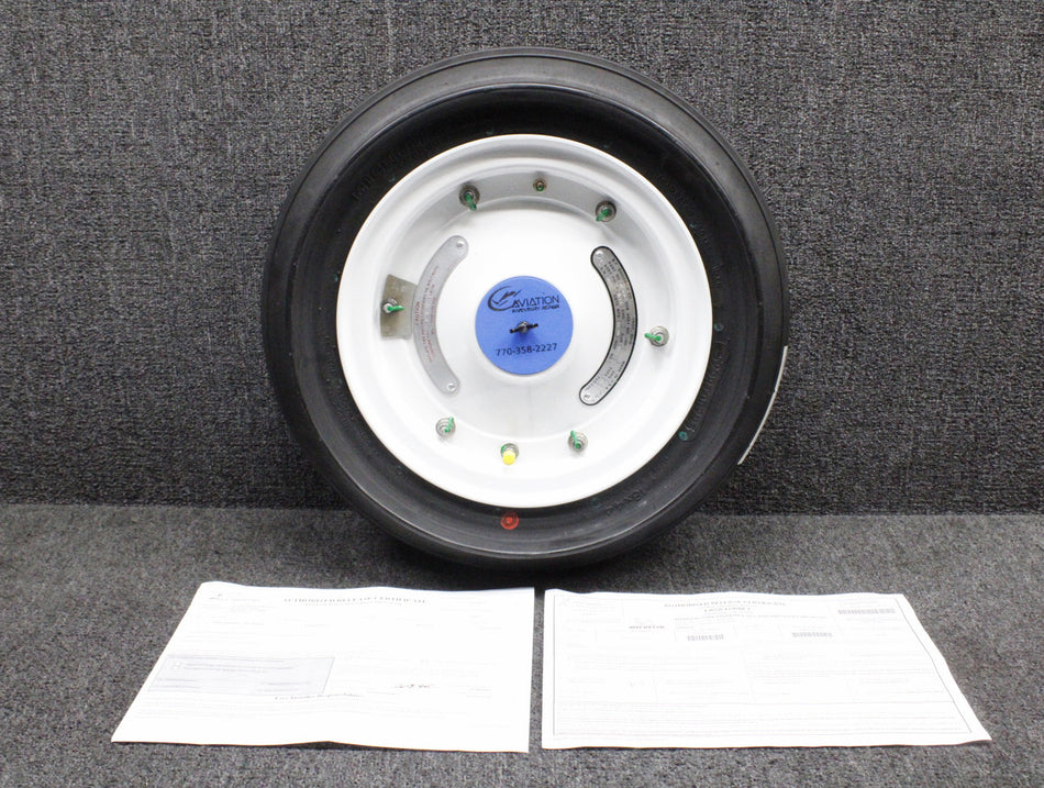 3-1418 BF Goodrich 18x4.4 Nose Wheel Assembly Overhauled with 8130-3