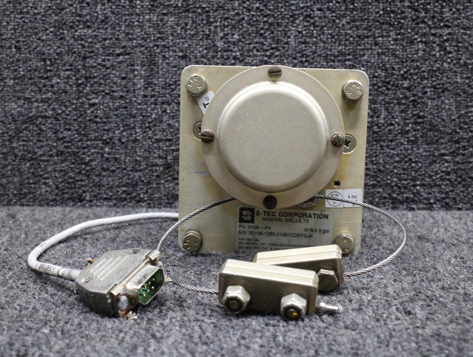 0108-1-P4 S-Tec Autopilot Pitch Servo Assembly (Repaired with 8130-3)