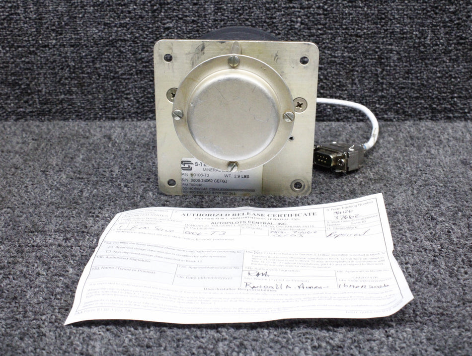 0106-T3 S-Tec Autopilot Trim Servo Assembly (Repaired with 8130-3)