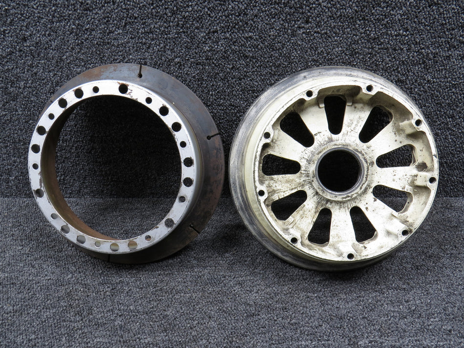 161-11200 Cleveland 6.50-10 Main Landing Wheel Inner Half Assembly with Disc