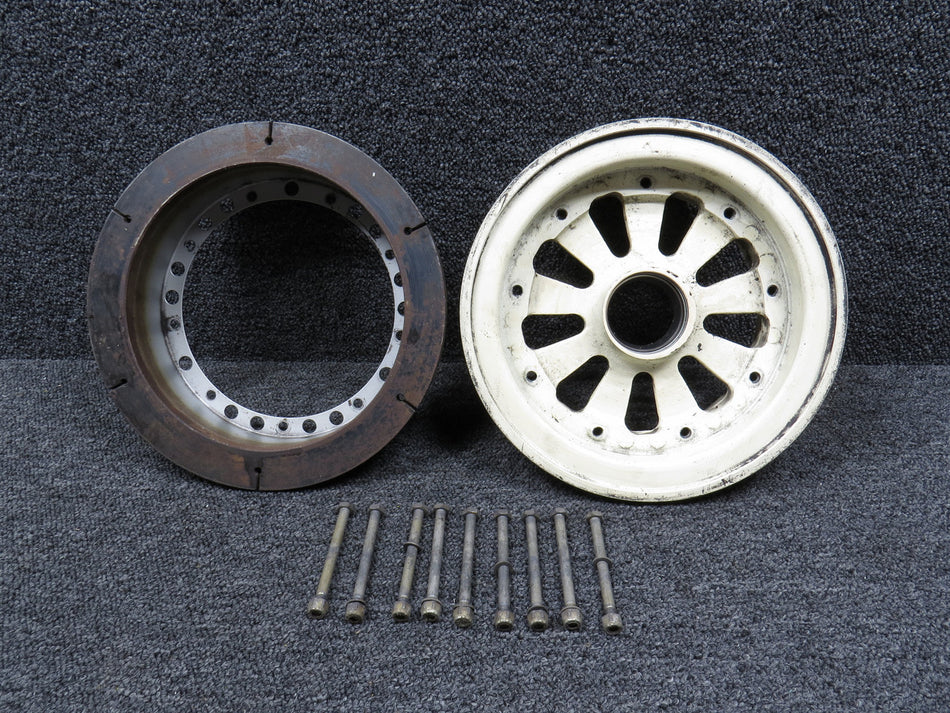 161-11200 Cleveland 6.50-10 Main Landing Wheel Inner Half Assembly with Disc