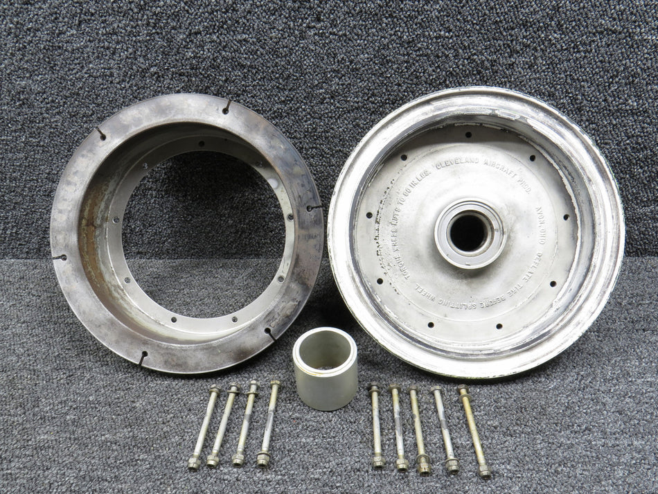 161-01900, 164-04406 Cleveland 6.50-10 Landing Wheel Inner Half with Brake Disc