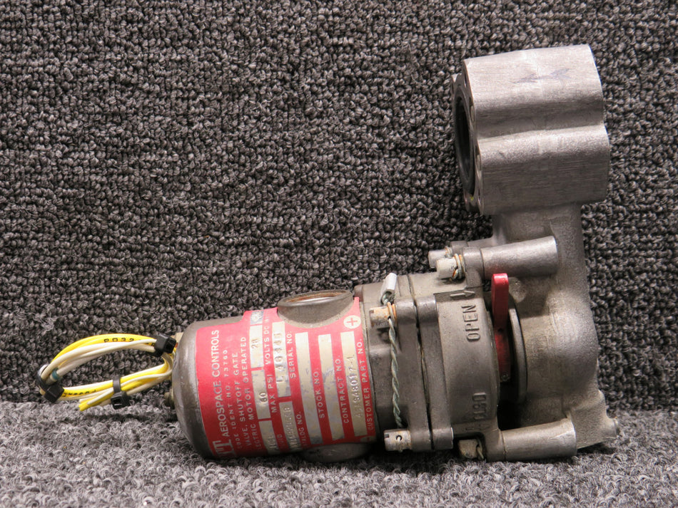 AV16B2066B (Alt: 45AS48017-1) ITT Aerospace Fuel Gate Shutoff Valve