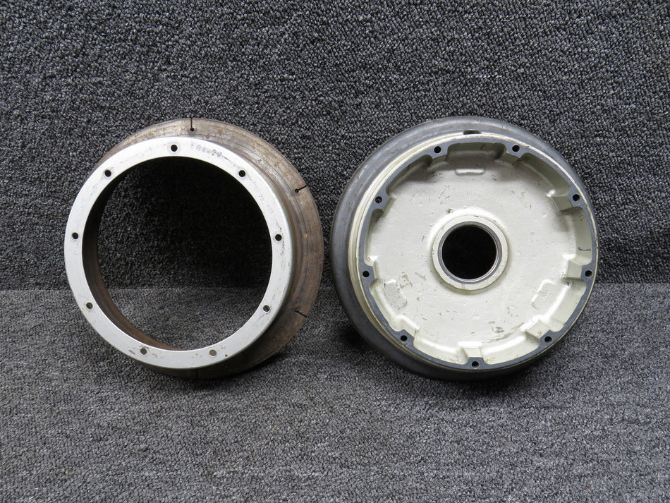 162-03500, 164-07906 Cleveland 6.50-10 Landing Wheel Outer Half with Brake Disc