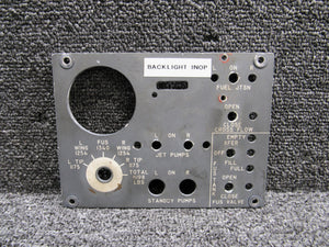 6608279-16 LearJet 35A Fuel Overlay Panel with Green Repairable Tag (Volts: 5)